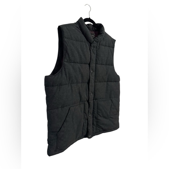 Banana Republic Factory Gray Heather Quilted Puffer Vest Size XL Outdoor - Picture 2 of 8